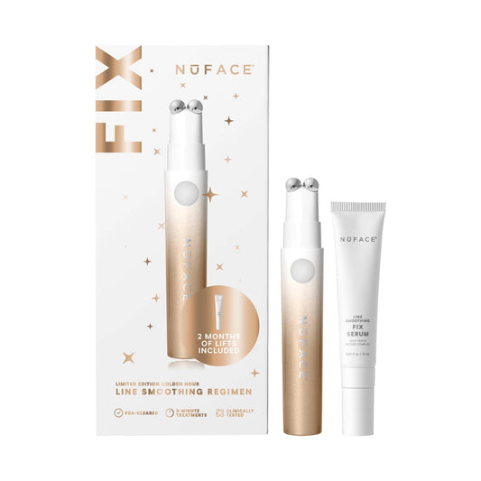 Limited-Edition FIX® Line Smoothing Regimen Line Smoothing Device in Golden Hour & Line Smoothing Serum